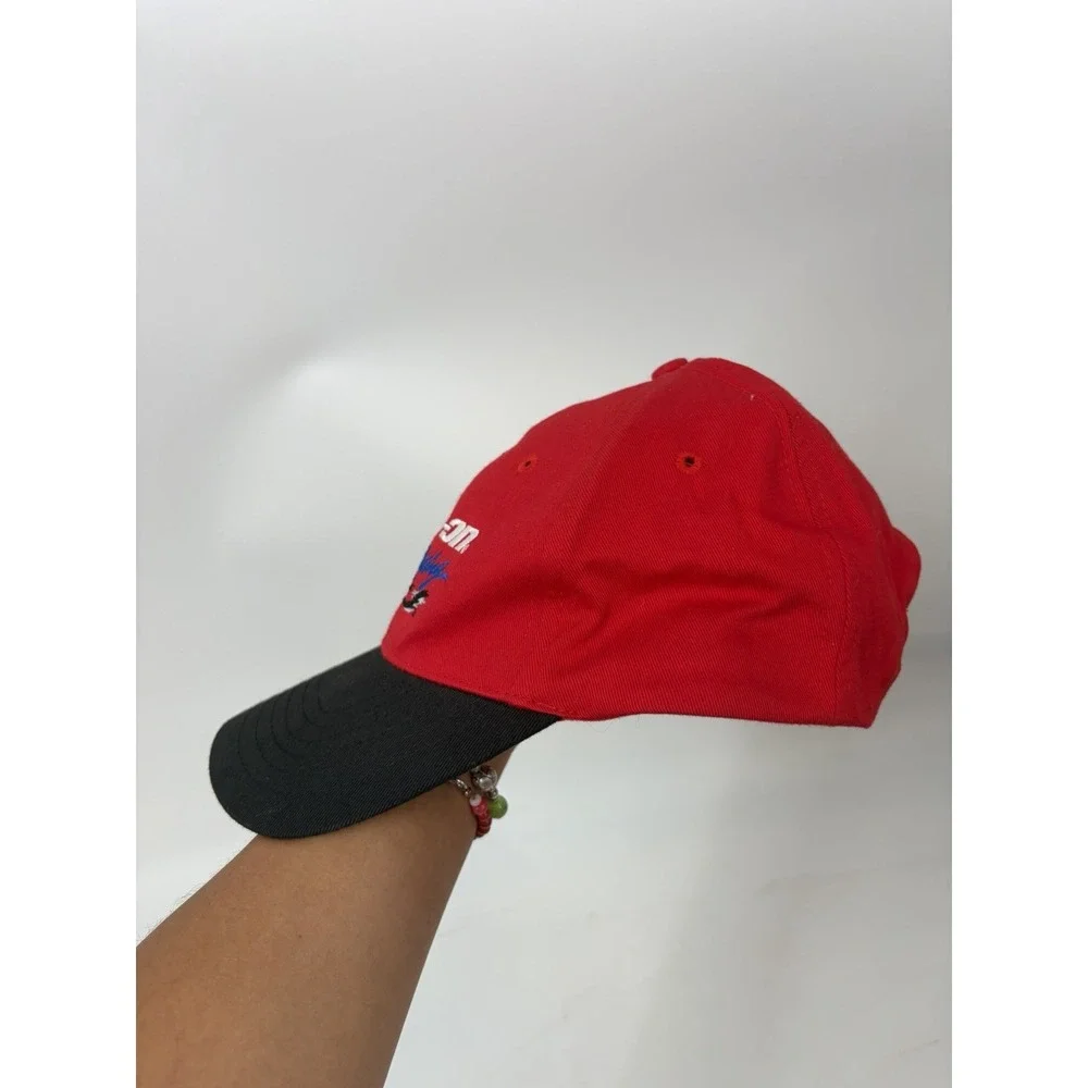 Vintage Snap On Racing Hat Men Red Black K Products‎ Snapback 90s NASCAR